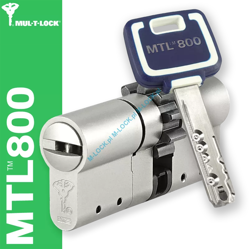 MUL-T-LOCK MTL800 Modular 31/40ZN (71 mm), wkładka patentowa do drzwi WITEX Super-Lock