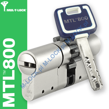 MUL-T-LOCK MTL800 / MT5+ Modular 31/40ZN (71 mm), wkładka patentowa do drzwi WITEX Super-Lock