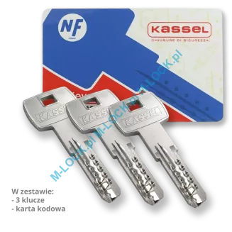 KASSEL 2551/52, zamek rozporowy z zatrzaskiem - 2