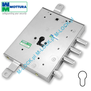 MOTTURA 89.8571GRLD/S zamek centralny-rozporowy do drzwi GARDESA