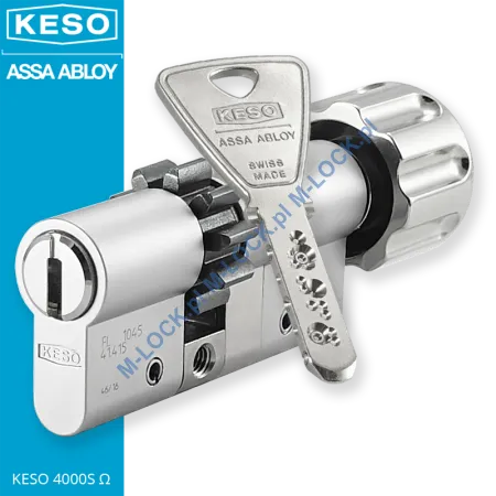 KESO 4000S Omega A.505 30/40G1ZN (70 mm), wkładka patentowa z gałką