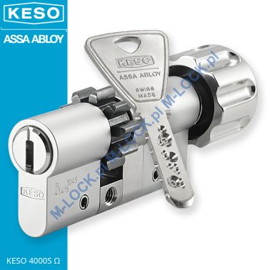 KESO 4000S Omega A.505 30/40G1ZN (70 mm), wkładka patentowa z gałką