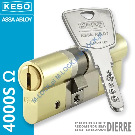 KESO 4000S Omega 35/45NGL (80 mm), wkładka patentowa do drzwi Dierre