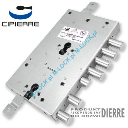 CIPIERRE 702.28N-2 zamek centralny-rozporowy do drzwi DIERRE