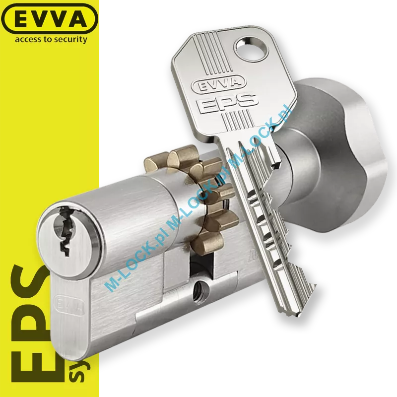EVVA EPS SYMO - wkładka patentowa modularna z zębatką i pokrętłem (konfigurator)