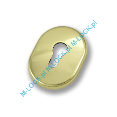 Rozeta na wkładkę AF-05-OLV, mosiądz błyszczący