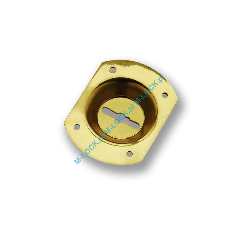 Szyld kluczowy MOTTURA 95.144.5OLV, mosiądz błyszczący