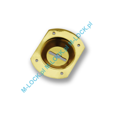 Szyld kluczowy MOTTURA 95.144.5OLV, mosiądz błyszczący