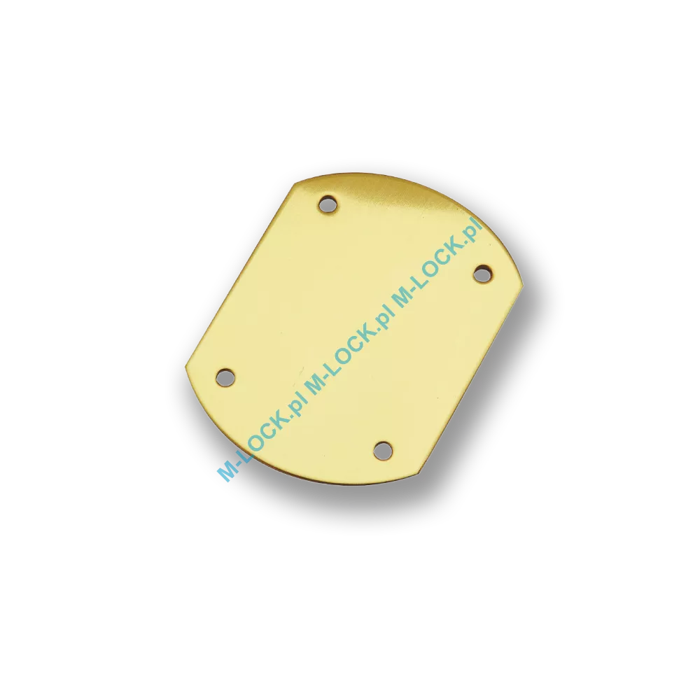 Szyld ślepy MOTTURA 95.146bOLV, mosiądz błyszczący