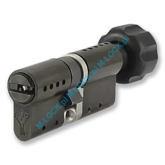 MUL-T-LOCK MTL 400 Modular / Classic PRO 31/40G3NB (71 mm), wkładka patentowa z pokrętłem - black nickel - 3