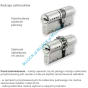 MUL-T-LOCK MTL 400 Modular / Classic PRO 31/40G3NB (71 mm), wkładka patentowa z pokrętłem - black nickel - 6