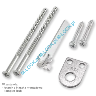 ASSA 256-11CR, komplet szyldów 11 mm (chrom błyszczący) - 2