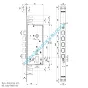 MOTTURA 85.140 zamek centralny-rozporowy - 2