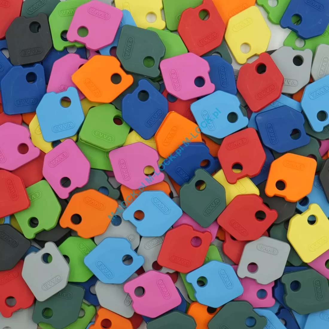 EVVA EPS - kolorowe nakładki na klucze