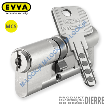 EVVA MCS 36/46NN (82 mm), wkładka patentowa do drzwi Dierre