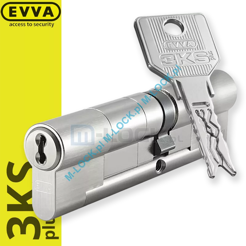 EVVA 3KSplus 46/61NN (107 mm), wkładka patentowa