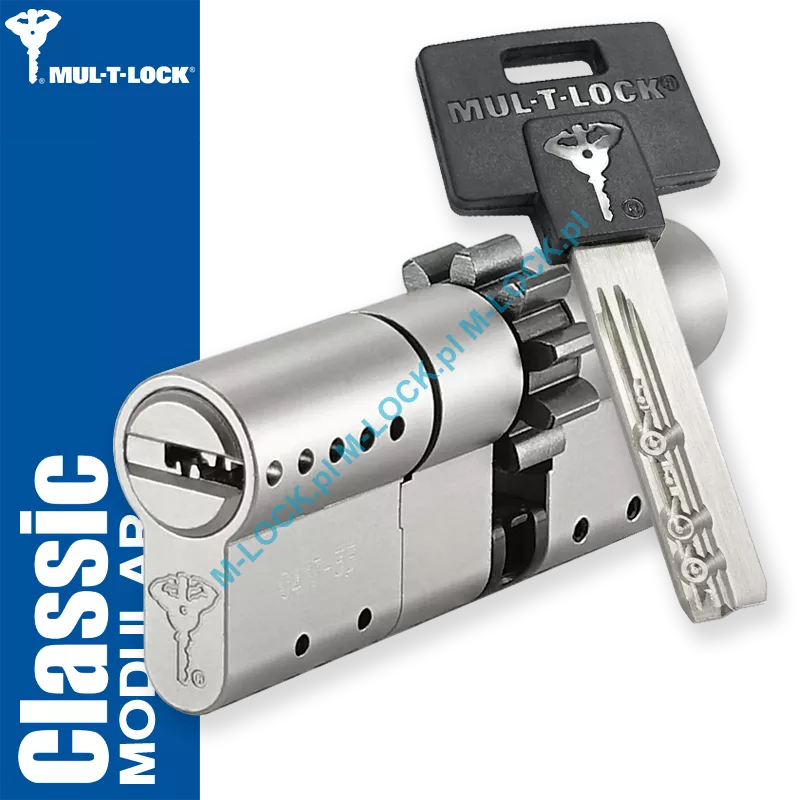 MUL-T-LOCK Classic Modular 33/48ZN (81 mm), wkładka patentowa do drzwi WITEX Super-Lock