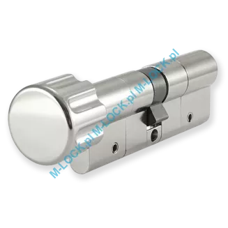 KESO 10RS Omega 45/45G1NN (90 mm), wkładka patentowa z gałką - 3