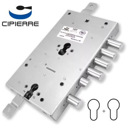 CIPIERRE 702.28N-1 zamek centralny-rozporowy do drzwi DIERRE