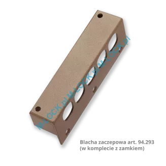 MOTTURA 30.437 zamek rozporowy na klucz typu POMPA z zatrzaskiem - 2