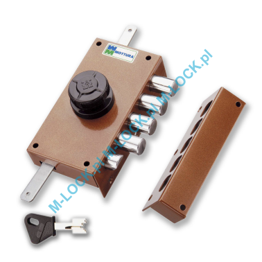 MOTTURA 30.437 zamek rozporowy na klucz typu POMPA z zatrzaskiem