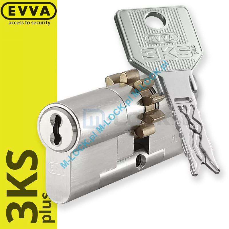 EVVA 3KSplus 31/41ZN (72 mm), wkładka patentowa