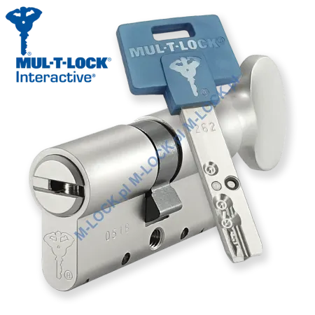 MUL-T-LOCK Interactive 31/31G1NN (62 mm), wkładka patentowa z pokrętłem