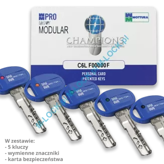 MOTTURA Champions Modular 36/46NN (82 mm), wkładka patentowa - 3