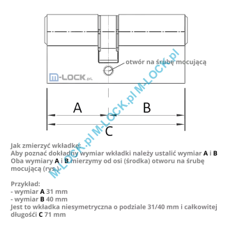 MUL-T-LOCK Classic Modular 43/63NN (106 mm), wkładka patentowa - 7