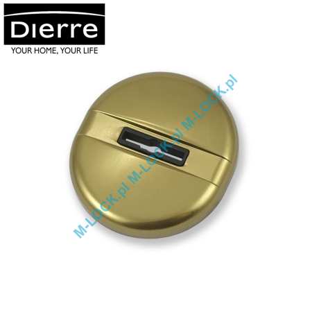 Dierre GIUGIARO, rozeta na klucz dwupiórowy, (brąz anodowany)