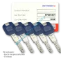 SECUREMME 7550XCS / DormaKaba EXPERT PLUS, kłódka hartowana - 2