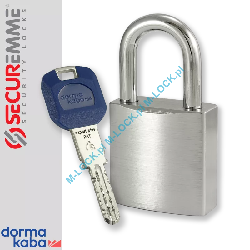 SECUREMME 7550XCS / DormaKaba EXPERT PLUS, kłódka hartowana