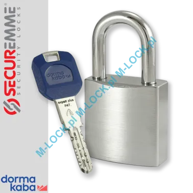 SECUREMME 7550XCS / DormaKaba EXPERT PLUS, kłódka hartowana