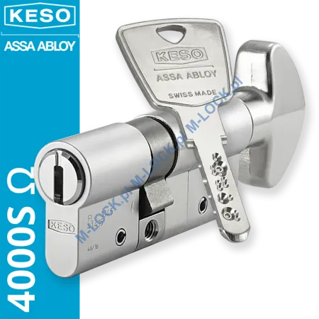 KESO 4000S Omega 30/40G2NN (70 mm), wkładka patentowa z pokrętłem