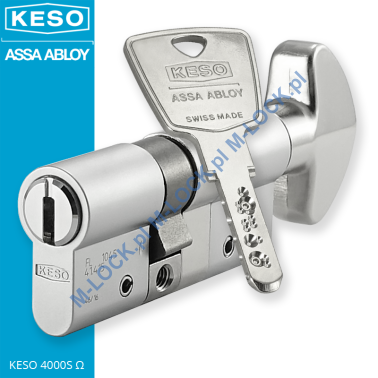 KESO 4000S Omega 30/40G2NN (70 mm), wkładka patentowa z pokrętłem