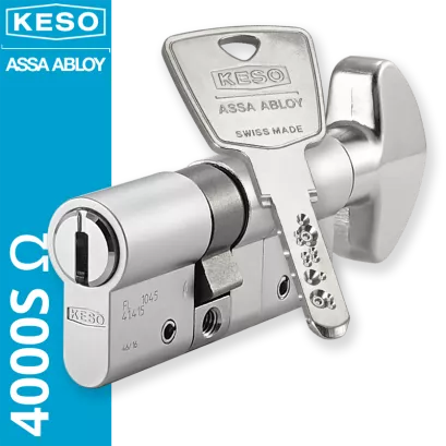 KESO 4000S Omega 30/40G2NN (70 mm), wkładka patentowa z pokrętłem