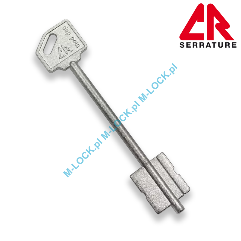 CR Serrature, klucz surowy-dwupiórowy 63 mm