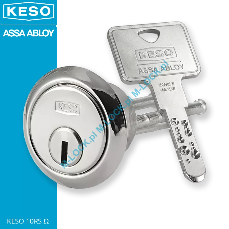 KESO 10RS Omega RIM/N, cylinder zamka nawierzchniowego