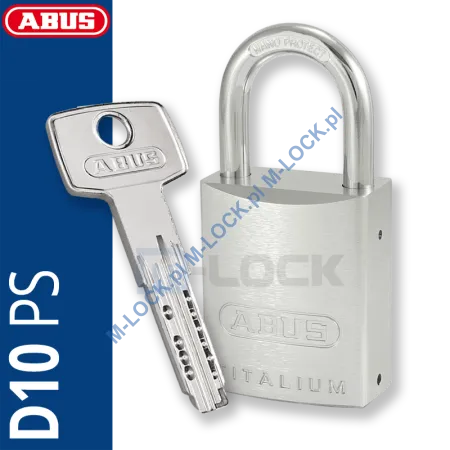 ABUS-86TI-45 TITALIUM / kłódka z wkładką ABUS D10PS