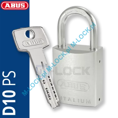 ABUS-86TI-45 TITALIUM / kłódka z wkładką ABUS D10PS