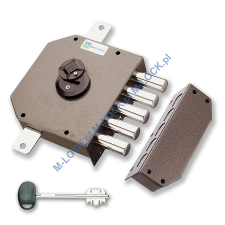 MOTTURA 20.520 zamek rozporowy na klucz dwupiórowy