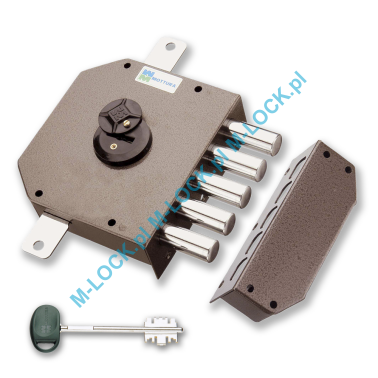 MOTTURA 20.520 zamek rozporowy na klucz dwupiórowy