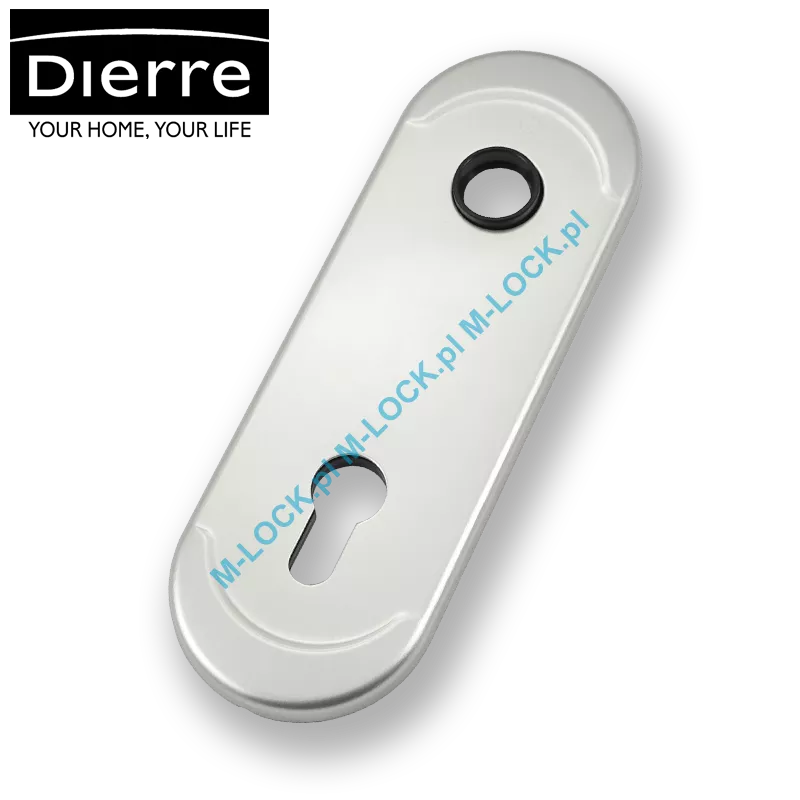 Dierre NEW CRETA, szyld na wkładkę, chrom matowy