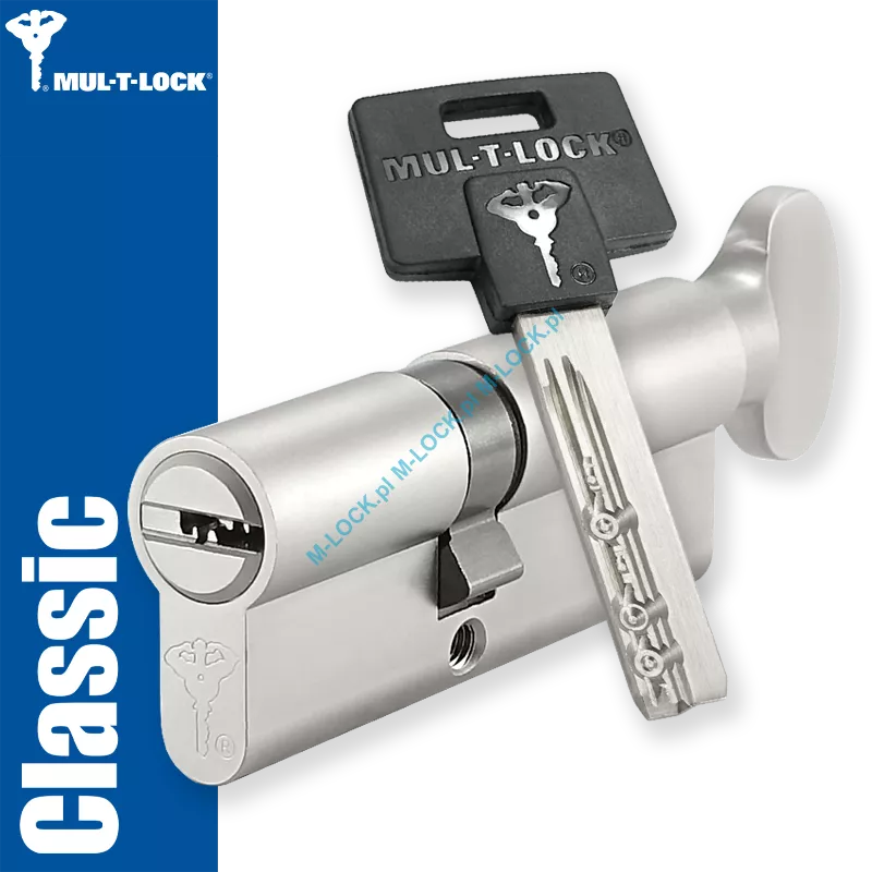 MUL-T-LOCK Classic 35/50G1NN (85 mm), wkładka patentowa z pokrętłem