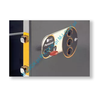 MOTTURA 11.2525 PERSONAL sejf ścienny z zamkiem kluczowym i mechanizmem szyfrowym (60 l) - 4