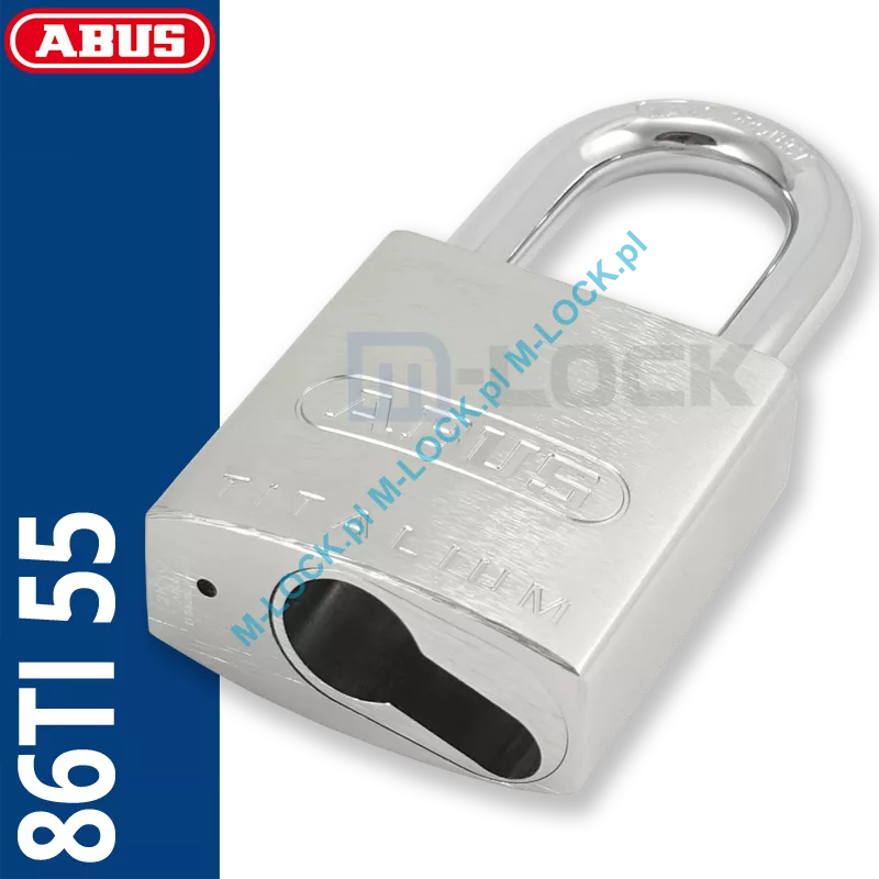 ABUS-86TI-55 TITALIUM / kłódka bez wkładki