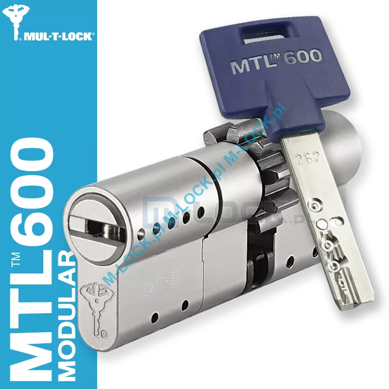 MUL-T-LOCK MTL 600 Modular / Interactive+ 33/48ZN (81 mm), wkładka patentowa