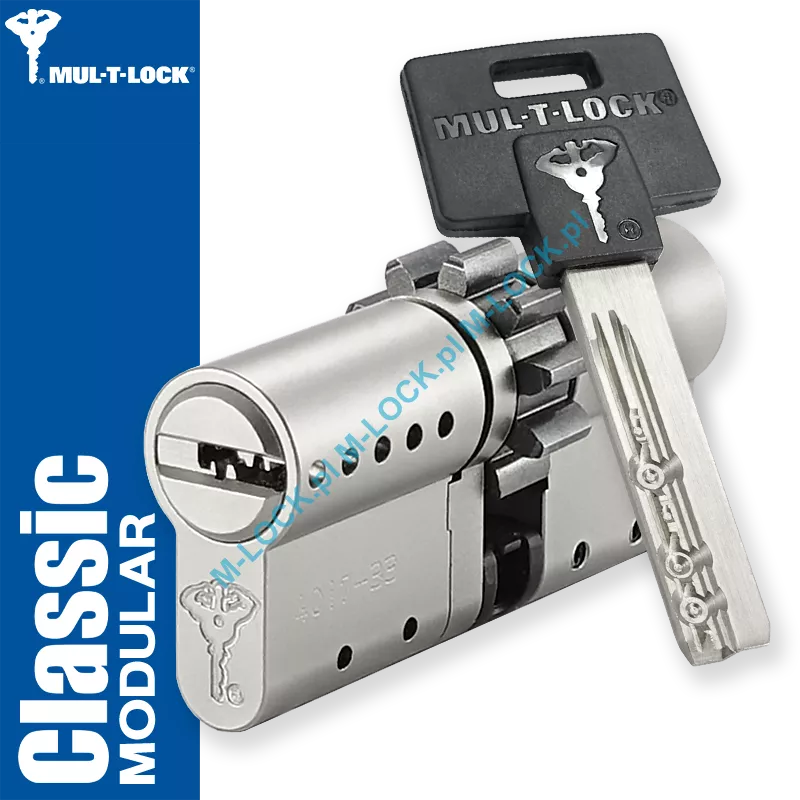 MUL-T-LOCK Classic Modular 31/40ZN (71 mm), wkładka patentowa do drzwi WITEX Super-Lock