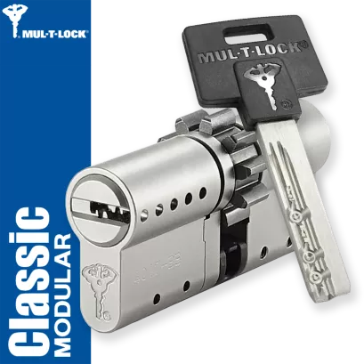 MUL-T-LOCK Classic Modular 31/40ZN (71 mm), wkładka patentowa do drzwi WITEX Super-Lock