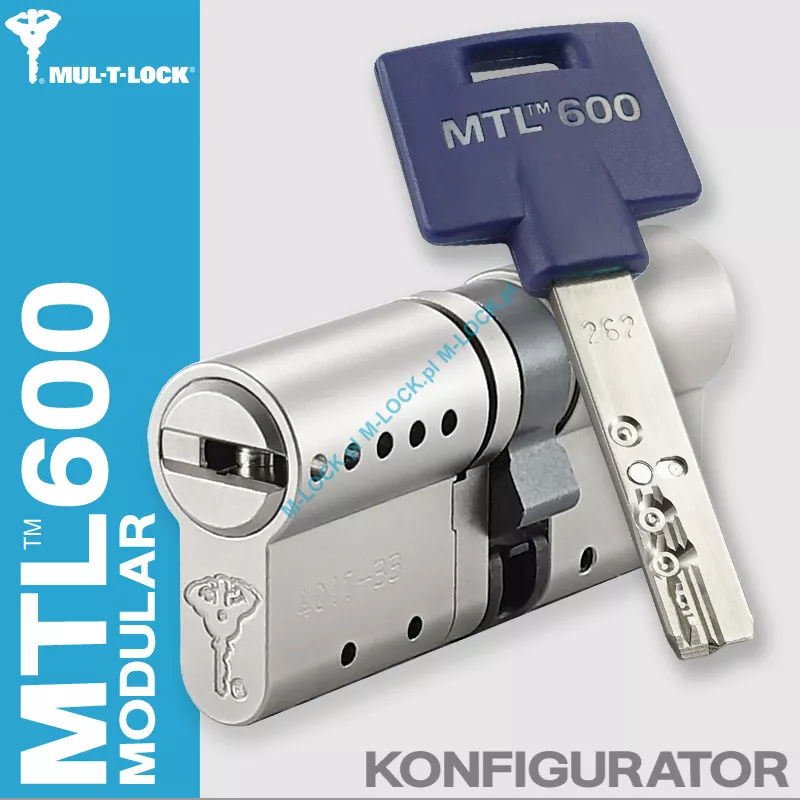 MUL-T-LOCK 2 MTL 600 Modular / Interactive+, wkładka patentowa (konfigurator)